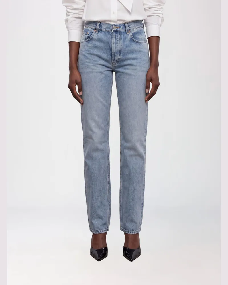 Saint Laurent Straight Jeans aus Denim Denim