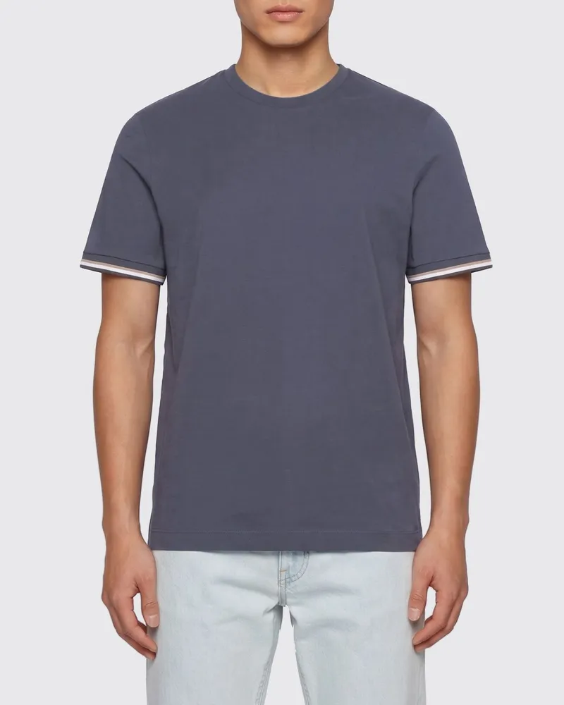 HUGO BOSS Basic Baumwoll T-Shirt Glyzinien