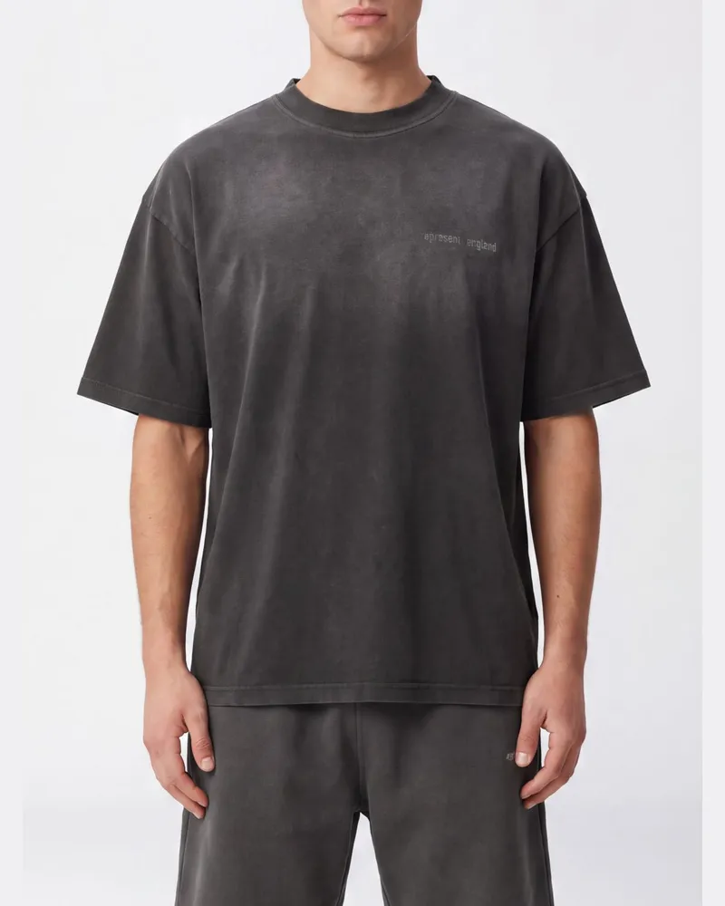 REPRESENT Rundhals-T-Shirt aus Baumwolle mit kontrastierendem Rückenlogo Dust