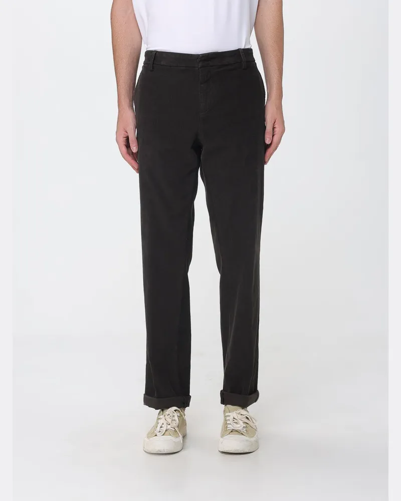 Dondup Slim-Fit Cord-Chino Gaubert von mit Umschlag am Saum Braun