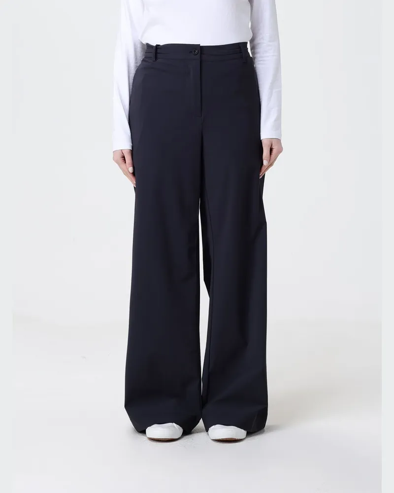 Save The Duck Palazzo Hose aus Stretch-Funktionsgewebe Blau