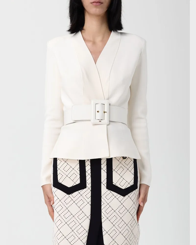 Elisabetta Franchi Pullover damen Milch