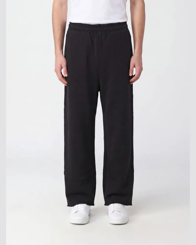 Entire Studios Jogginghose von aus Baumwolle mit schrägen Taschen Schwarz