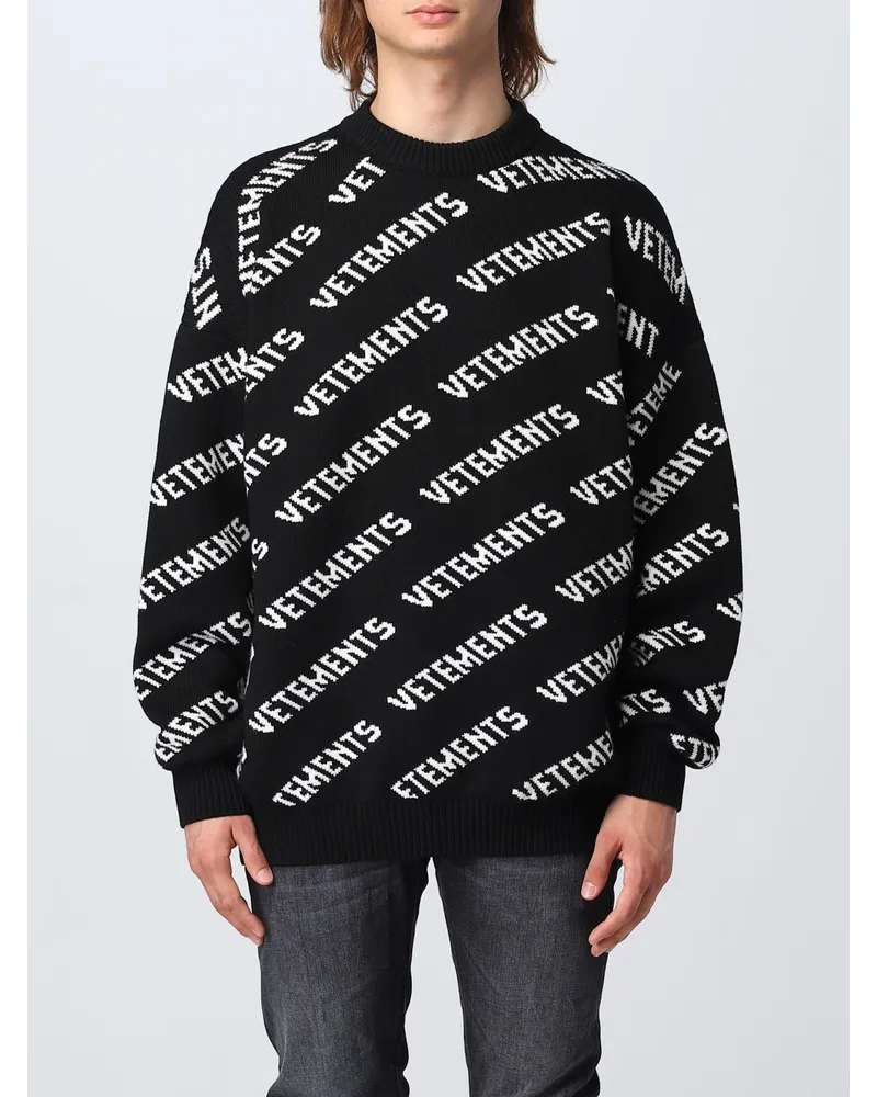 VETEMENTS Pullover Schwarz