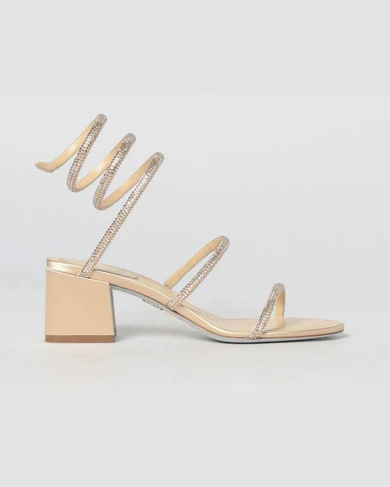 René Caovilla Flache sandalen damen Beige