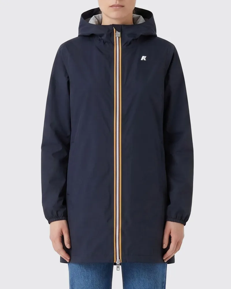 K-Way Sophie Stretch-Nylonjacke Blau
