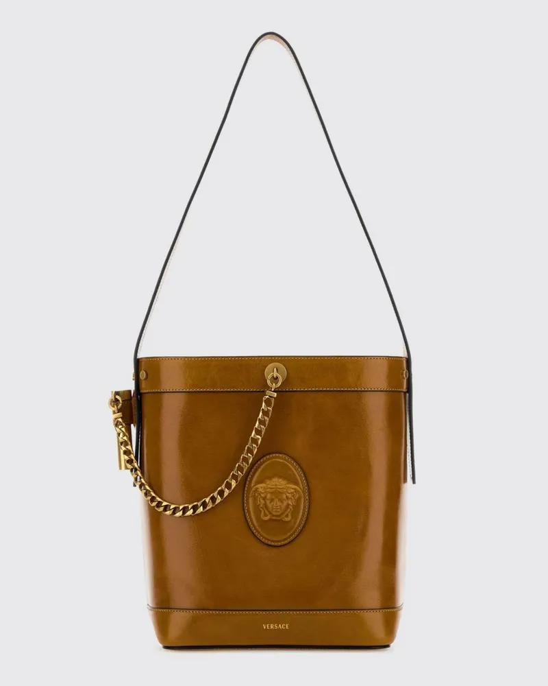 Versace Schultertasche damen Natural