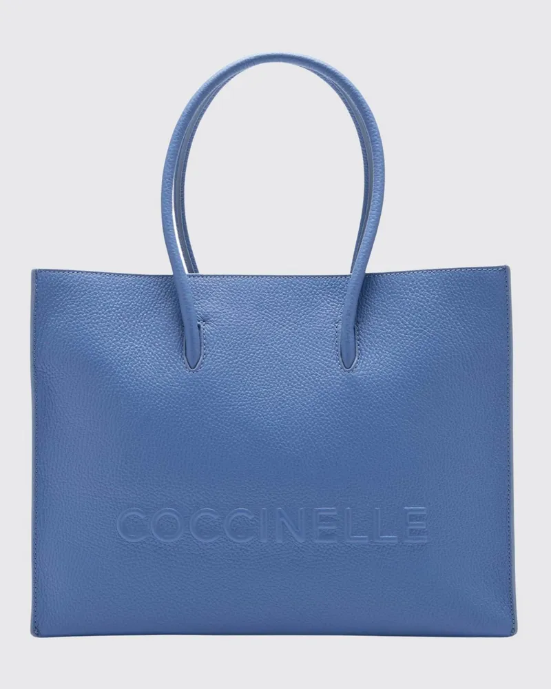 Coccinelle Schultertasche damen Hellblau