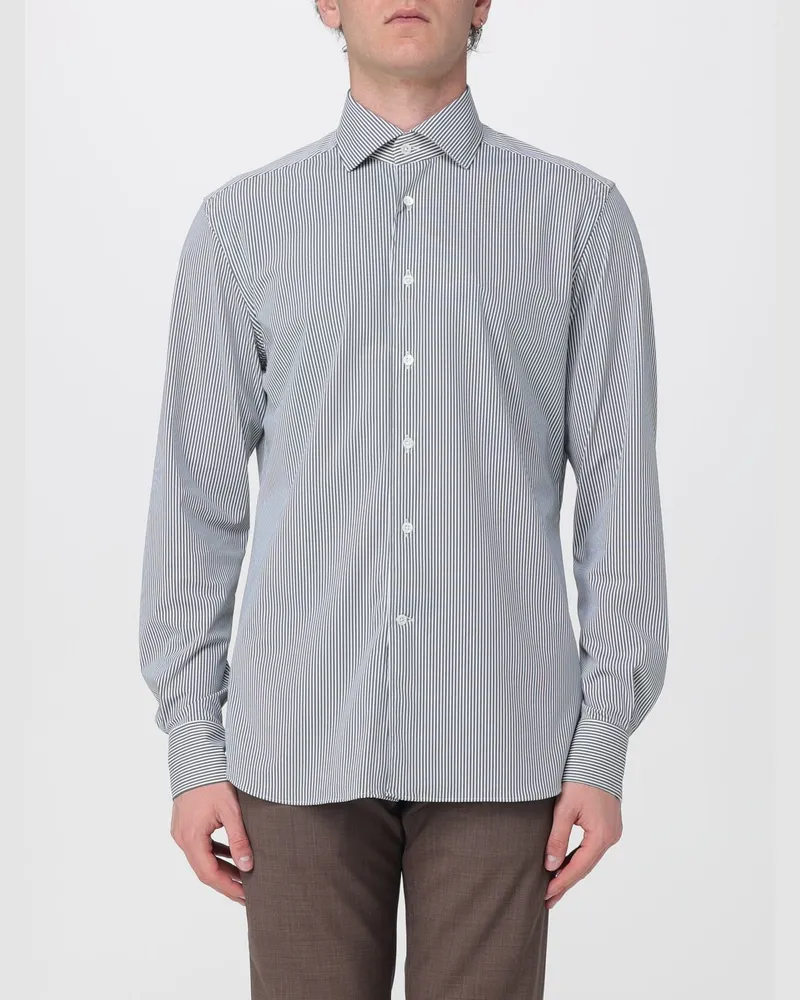 Corneliani Gestreiftes klassisches Hemd Bunt