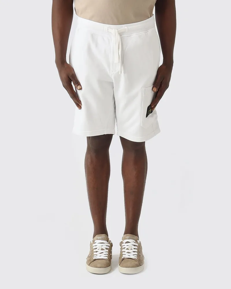 Stone Island Shorts herren Weiß