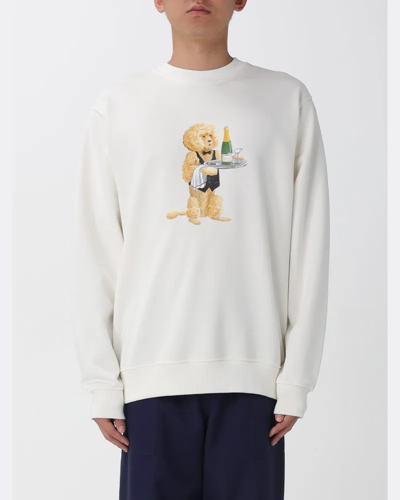 Drôle de Monsieur Sweatshirt herren Weiß