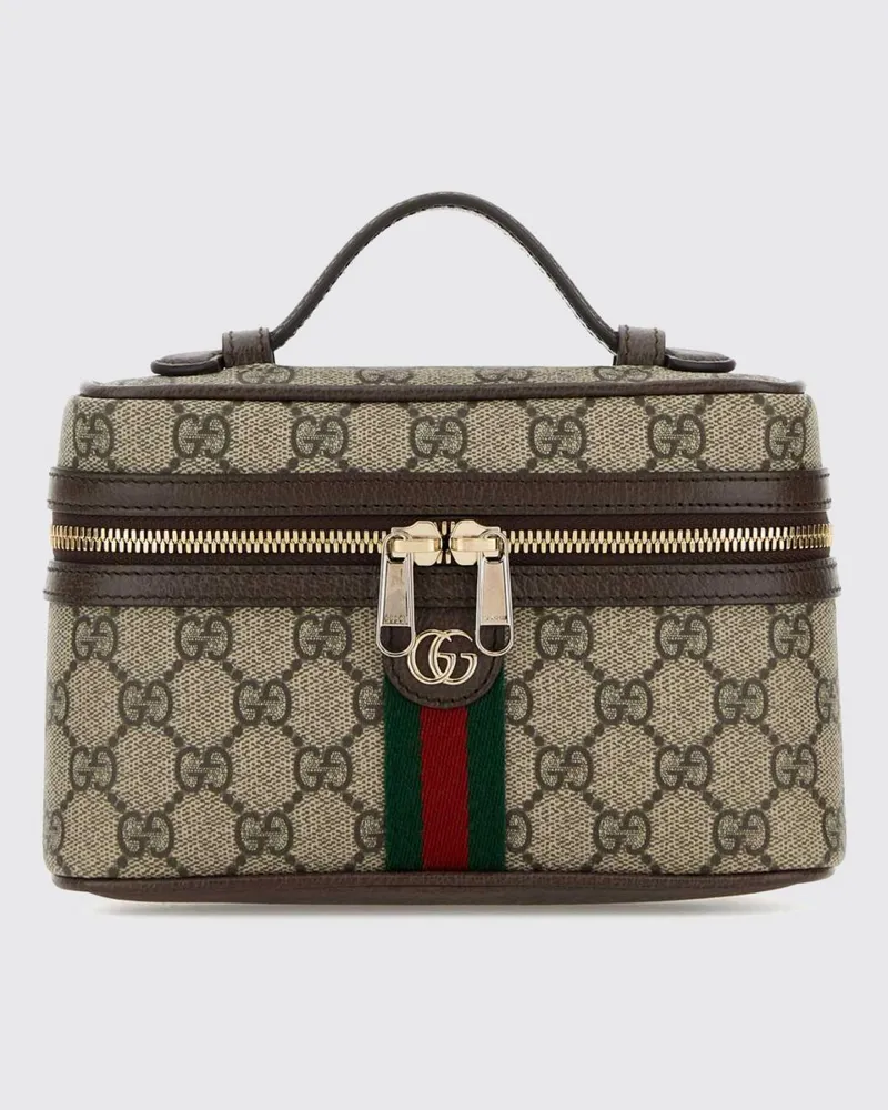 Gucci Ophidia Mini-Handtasche von aus GG Supreme-Stoff mit Monogramm Beige