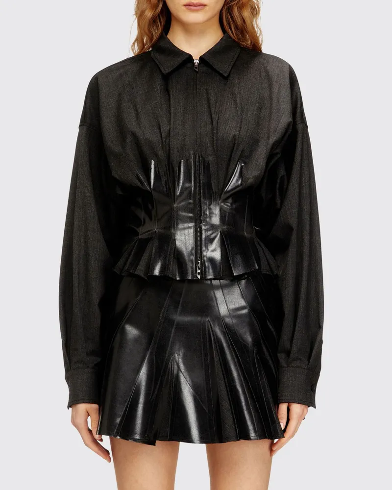 Diesel Jacke damen Schwarz