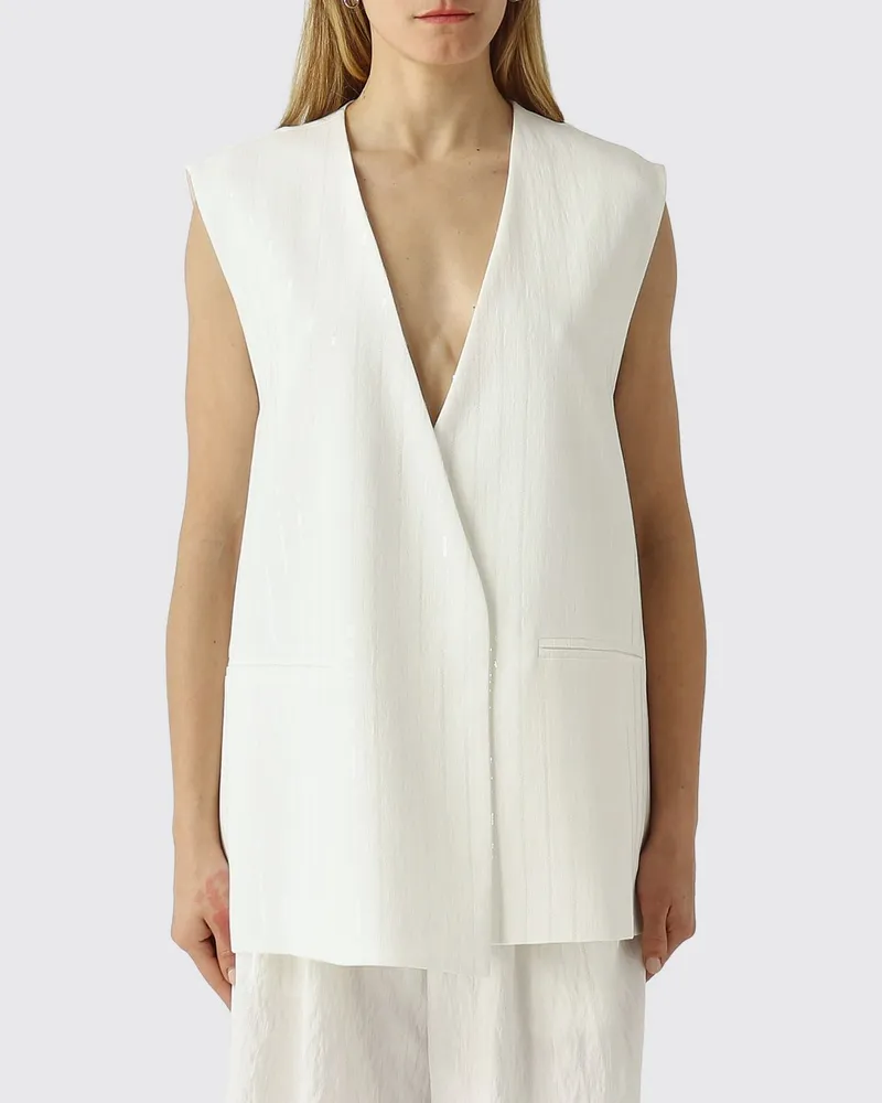 MEIMEIJ Weste damen Weiß