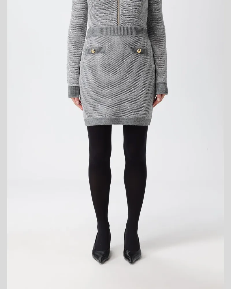 Elisabetta Franchi Rock damen Grau