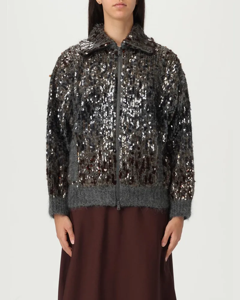 Brunello Cucinelli Pullover damen Grau