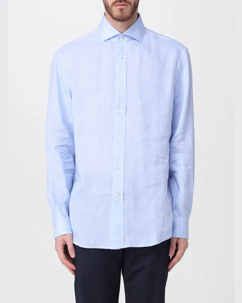 Brunello Cucinelli Hemd herren Hellblau