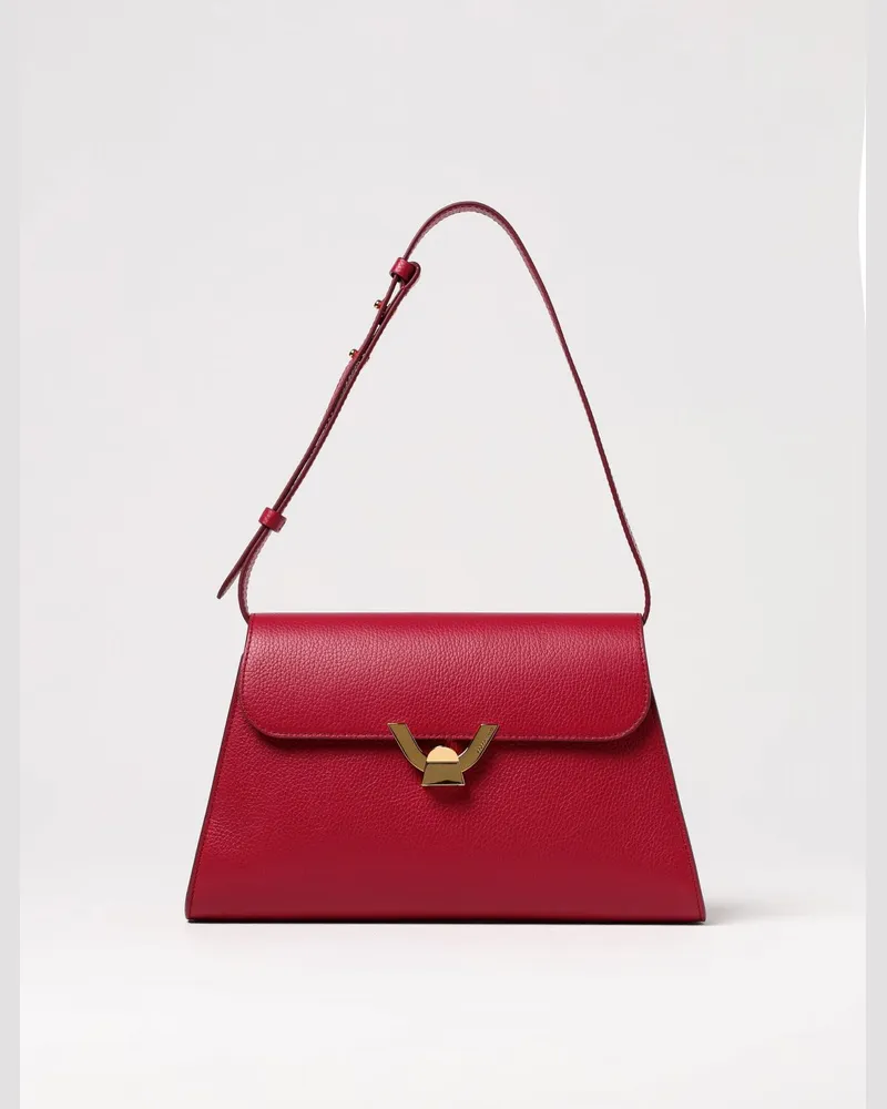 Coccinelle Schultertasche damen Weinrot