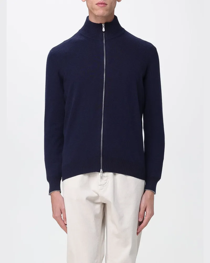 Brunello Cucinelli Strickjacke herren Blau
