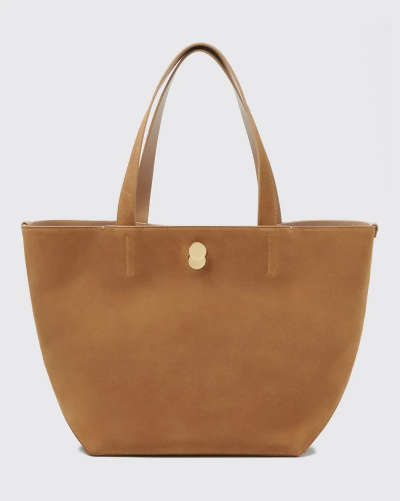 Fabiana Filippi Eclissi Wildleder-Tasche Natural