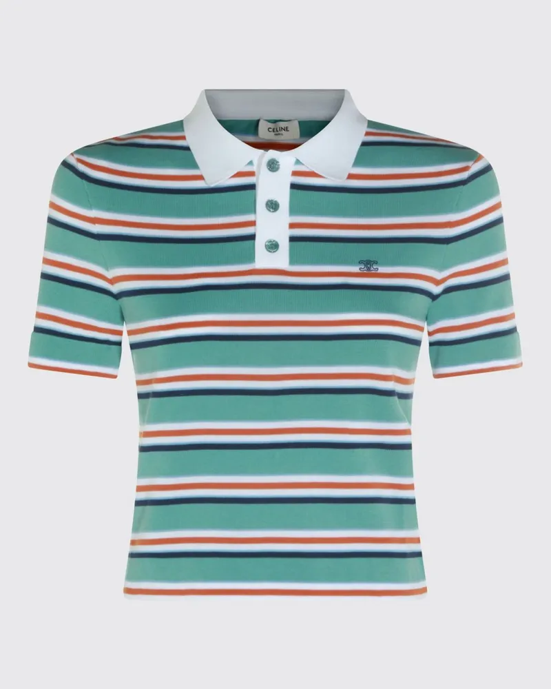 Celine T-shirt damen Himmelblau