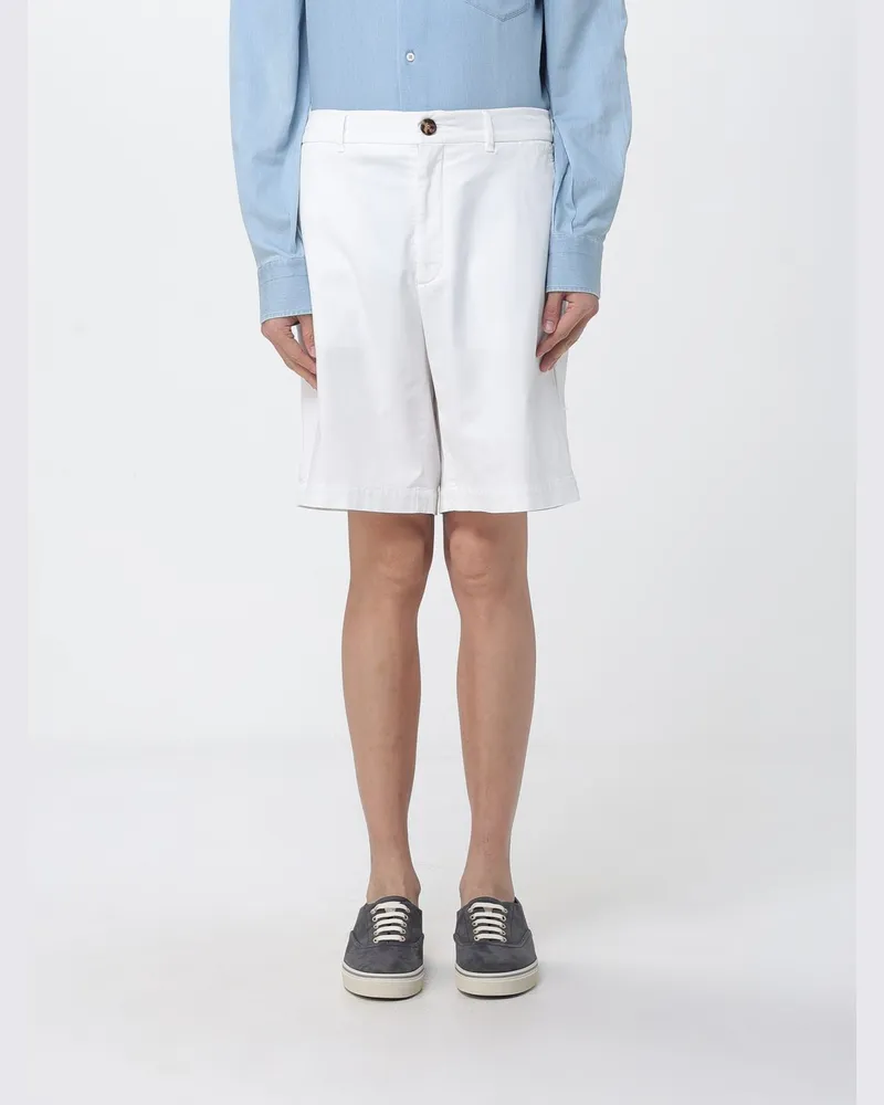 Brunello Cucinelli Baumwoll-Chinoshorts Weiß