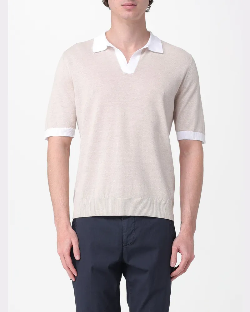 Eleventy Pullover herren Sand