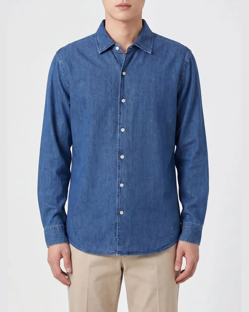 MC2 Saint Barth Leinenhemd Denim