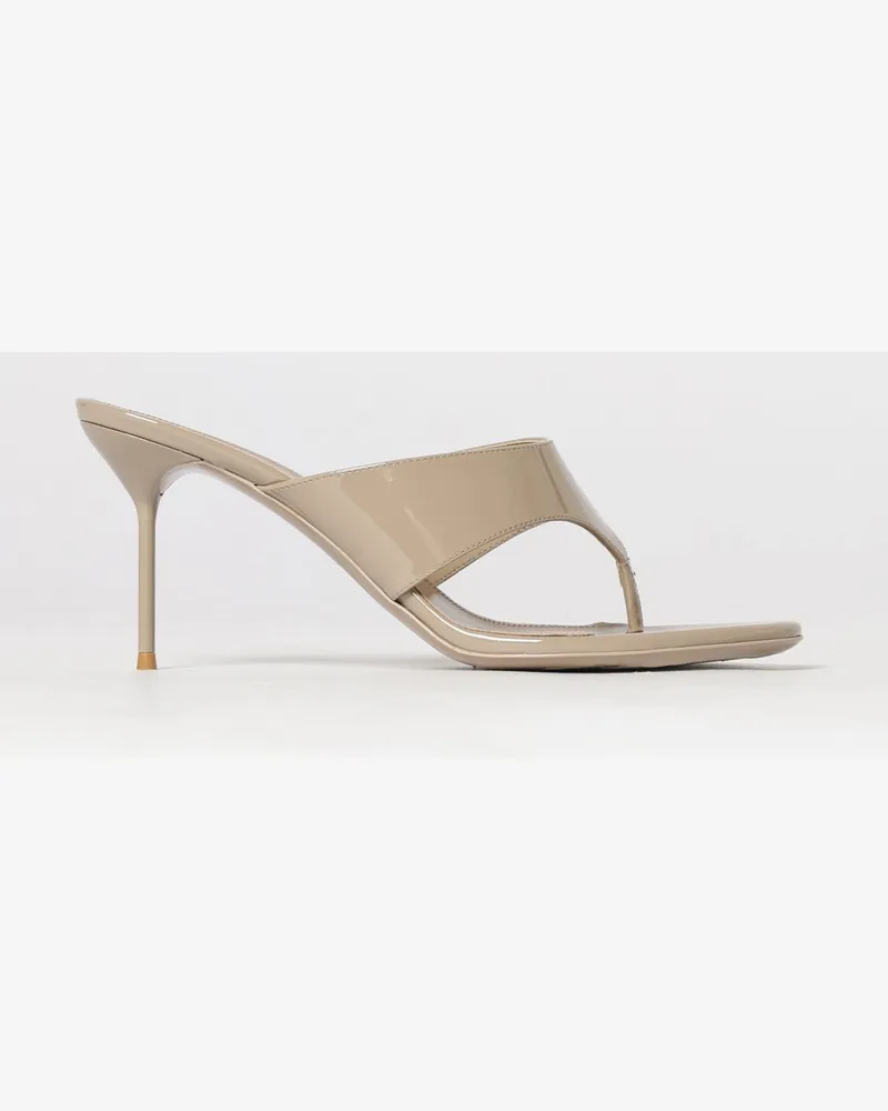 Paris Texas Lidia Lackleder-Mules Grau