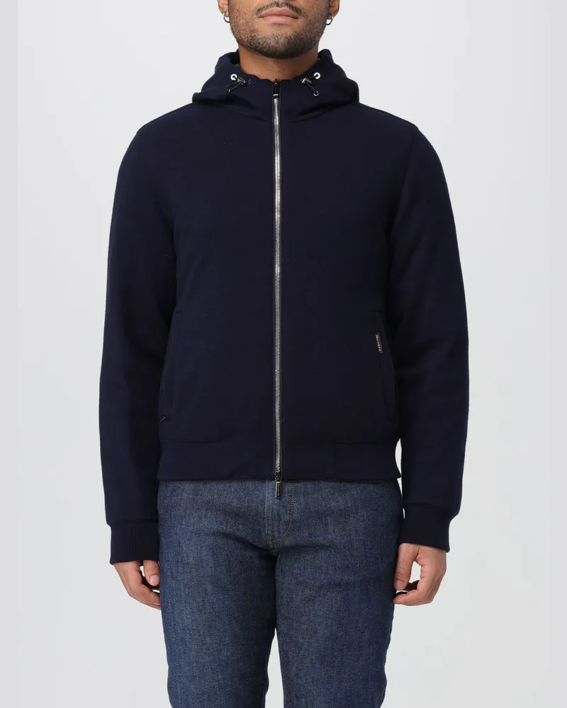 MOORER Mantel herren Blau