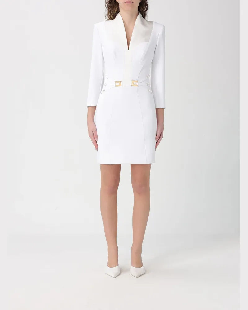 Elisabetta Franchi Kleid damen Weiß