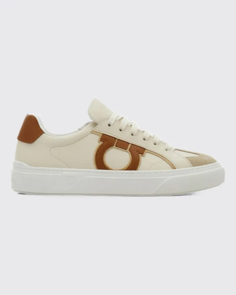 Ferragamo Sneakers herren Ecru