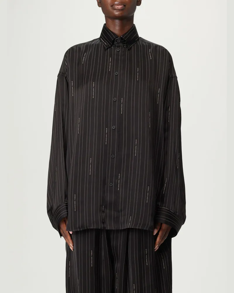 Balenciaga Hemdbluse damen Schwarz
