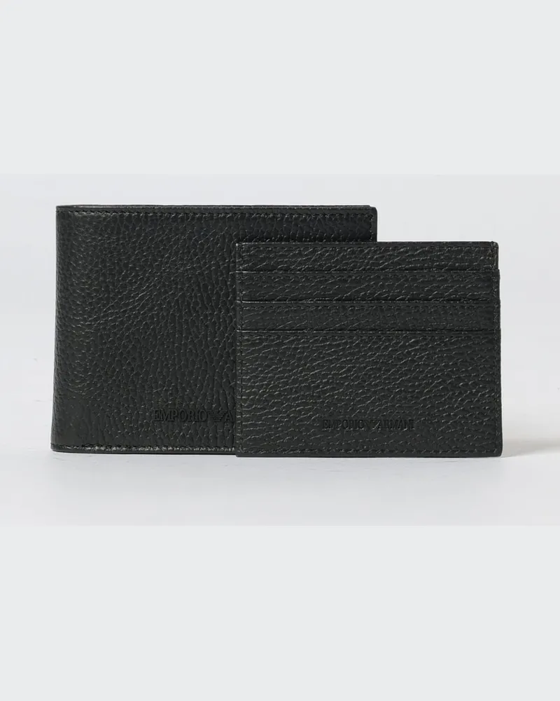 Emporio Armani Portmonnaie herren Schwarz
