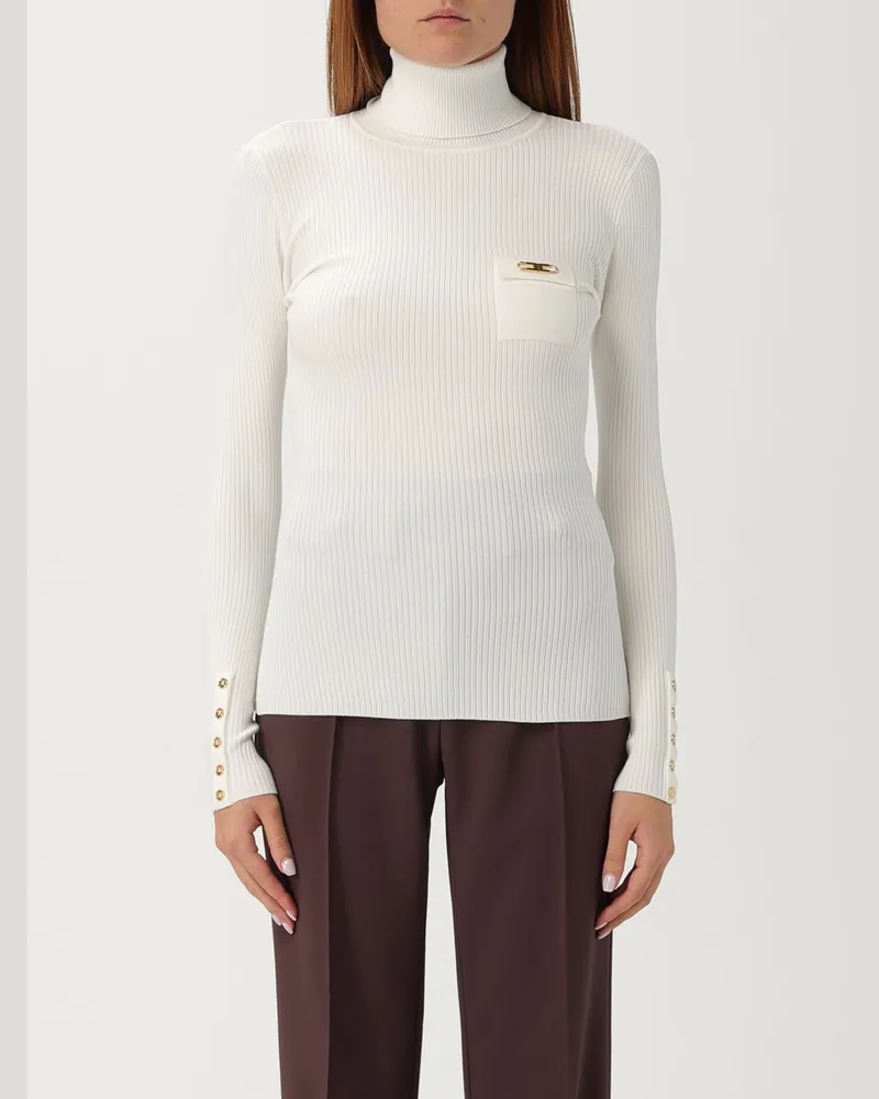 Elisabetta Franchi Pullover damen Ivory