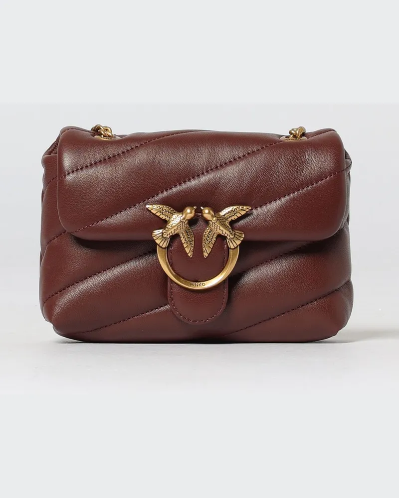 Pinko Schultertasche damen Burgunderrot