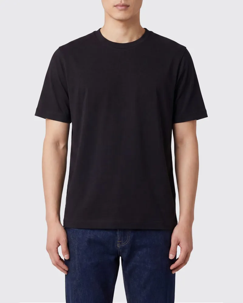 K-Way Combe Baumwoll-T-Shirt Schwarz