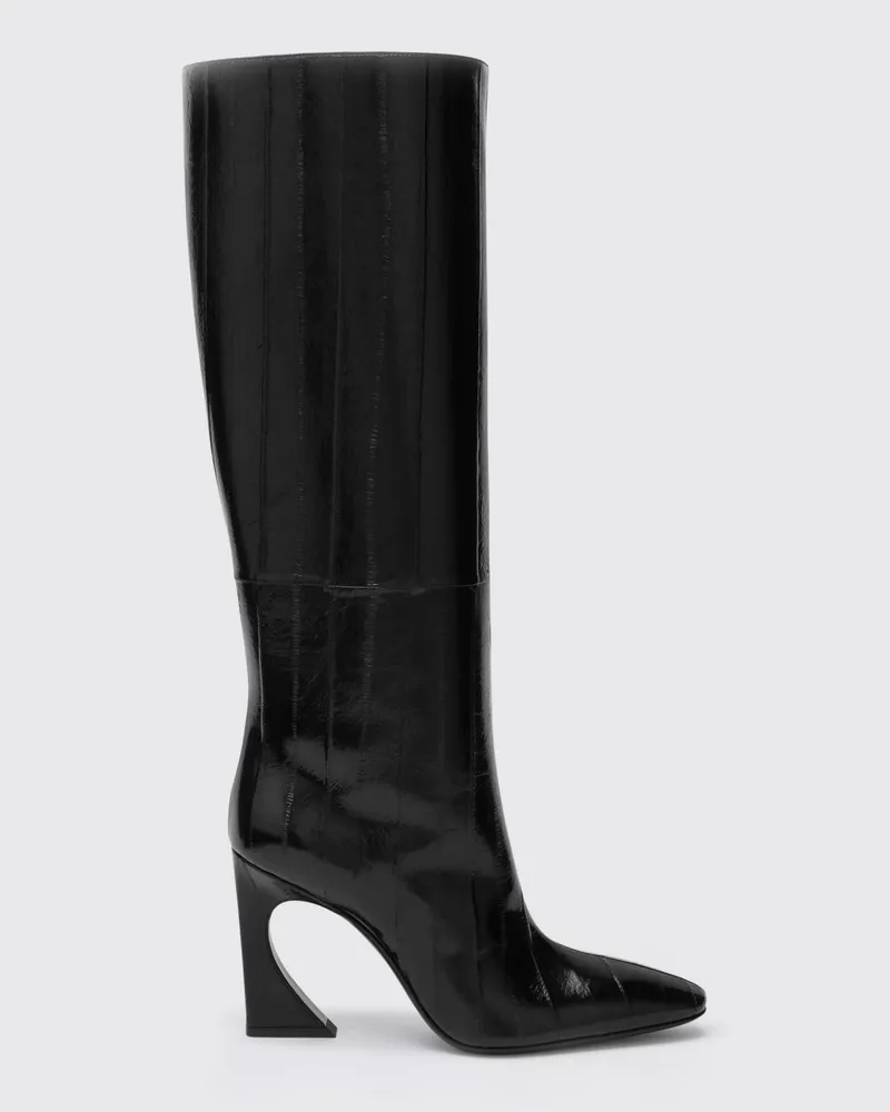 Fendi Flache stiefeletten damen Schwarz