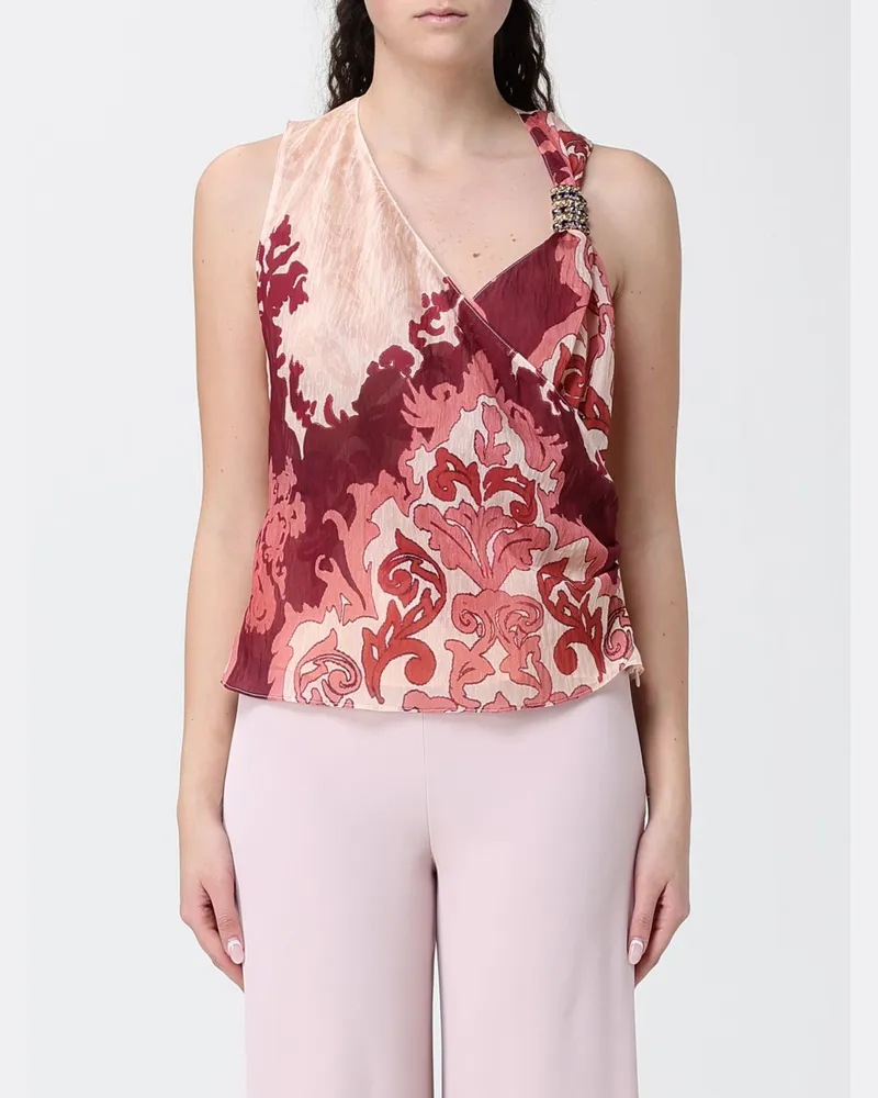 Hanita Top damen Mahagoni