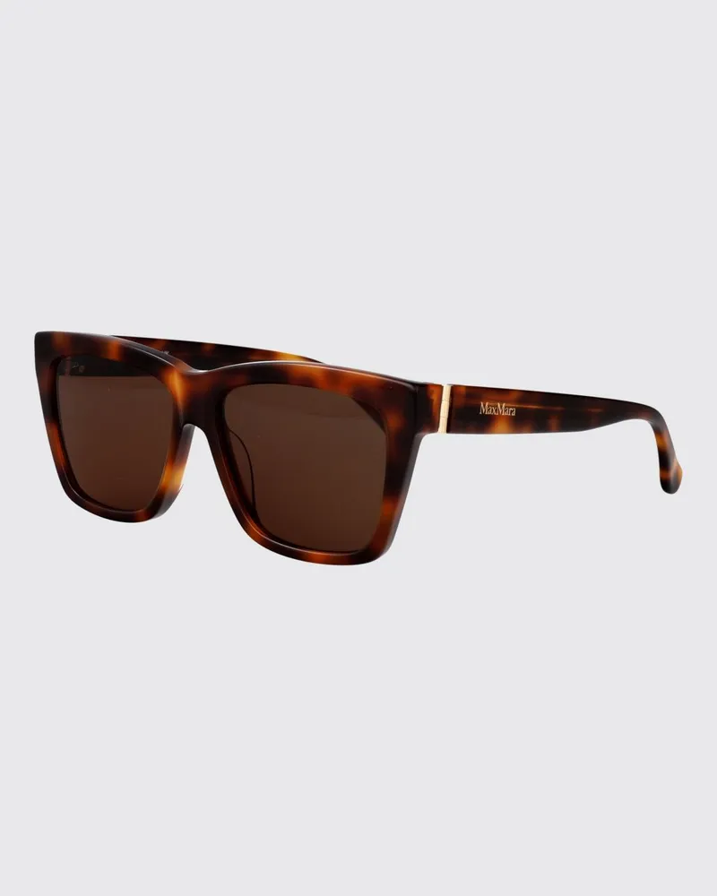 Max Mara Sonnenbrille aus Acetat Braun