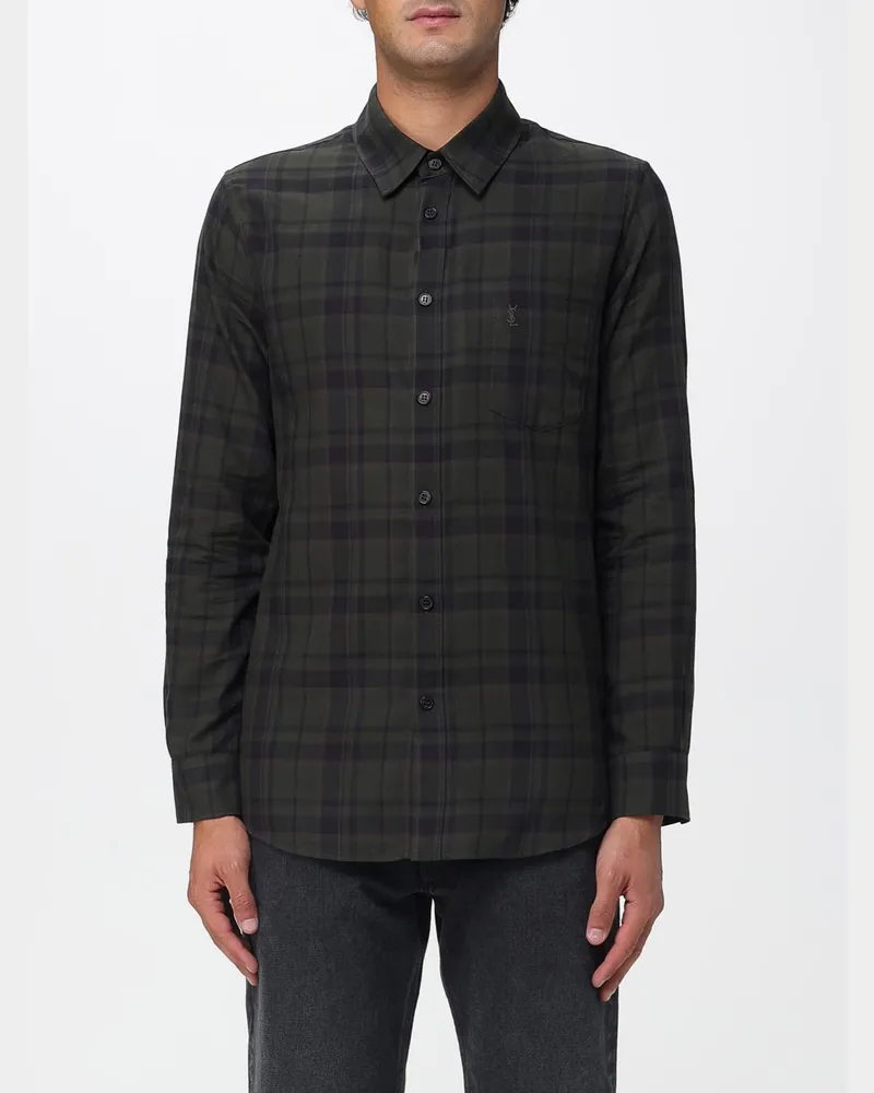 Saint Laurent Hemd herren Blau