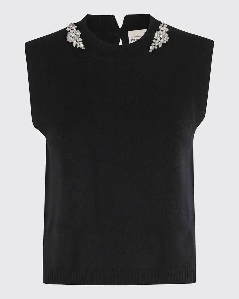 Semicouture Weste damen Schwarz