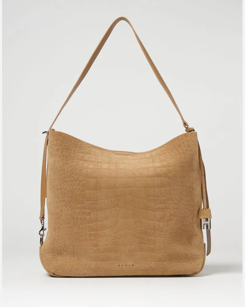 Hogan Schultertasche damen Camel
