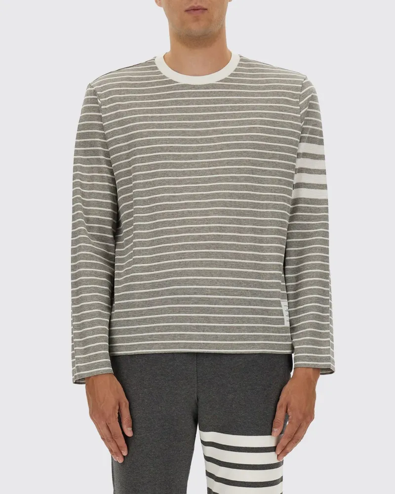 Thom Browne T-shirt herren Grau