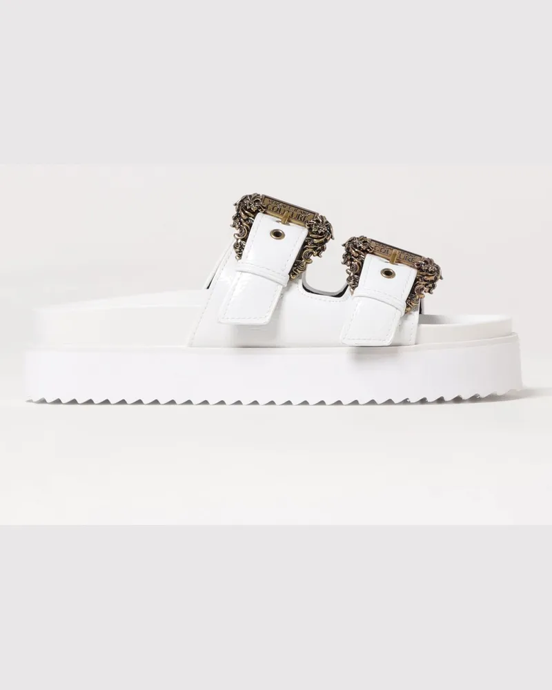 Versace Jeans Flache sandalen damen Weiß
