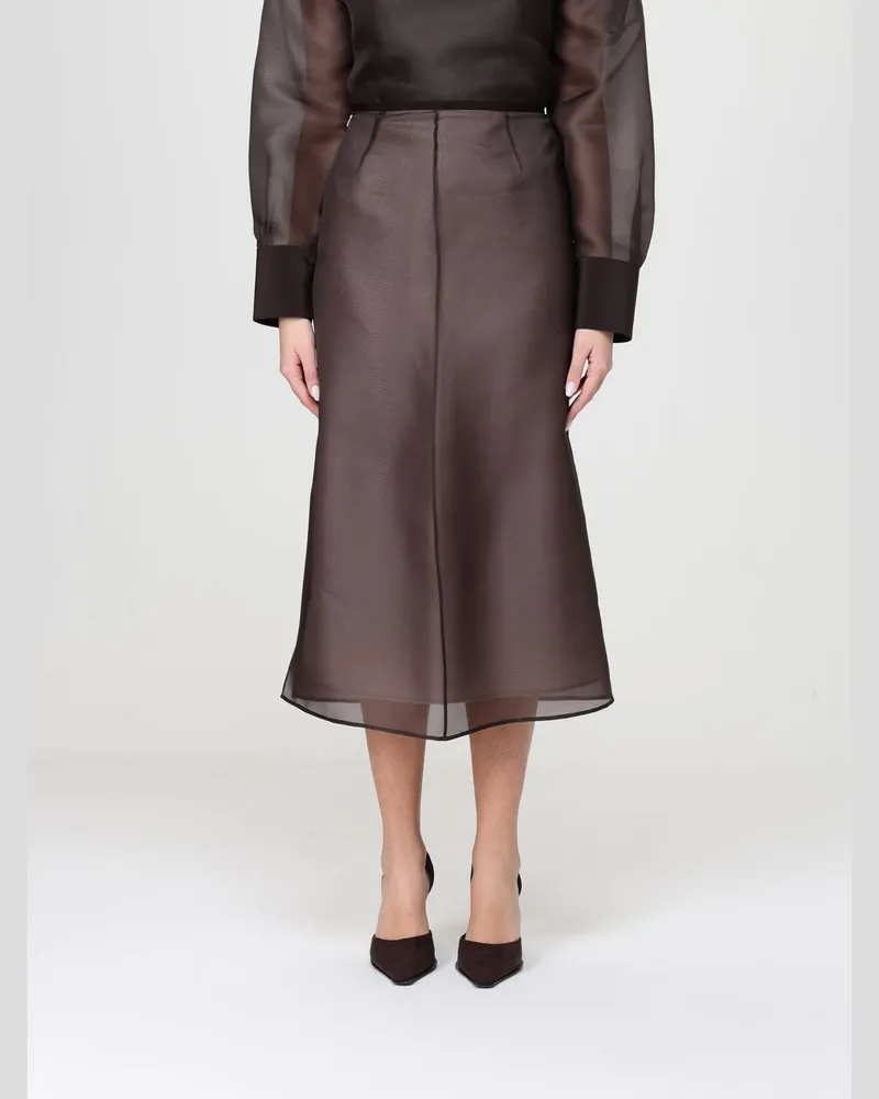 AGNONA Rock damen Braun