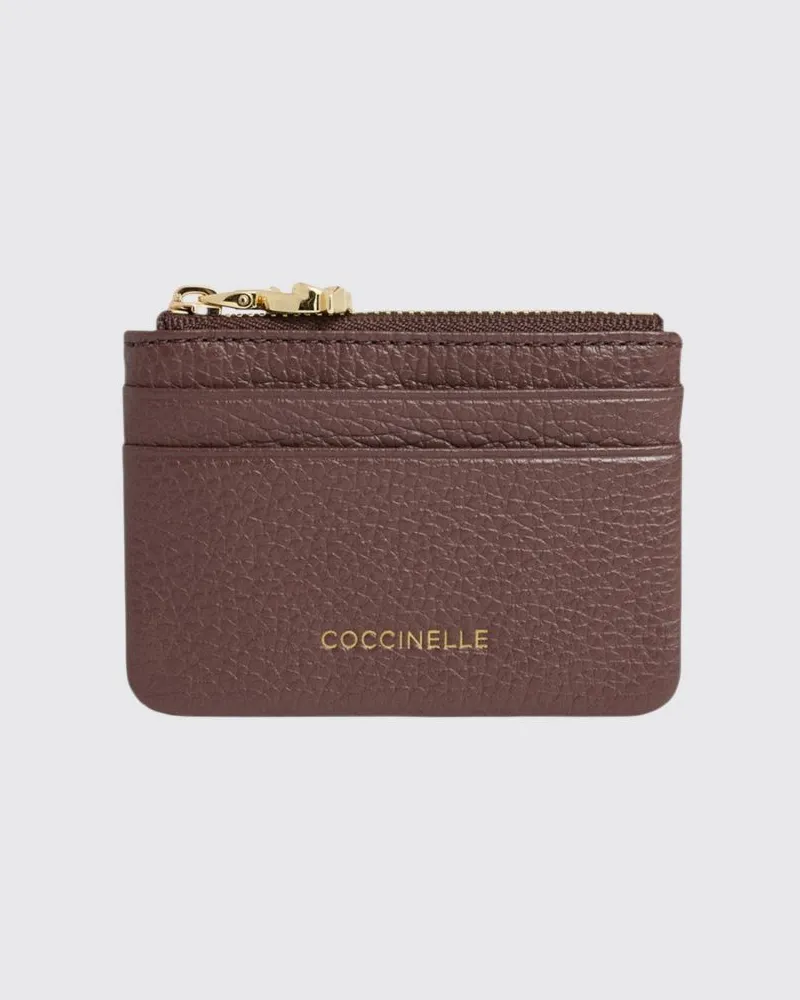 Coccinelle Schultertasche damen Burgunderrot