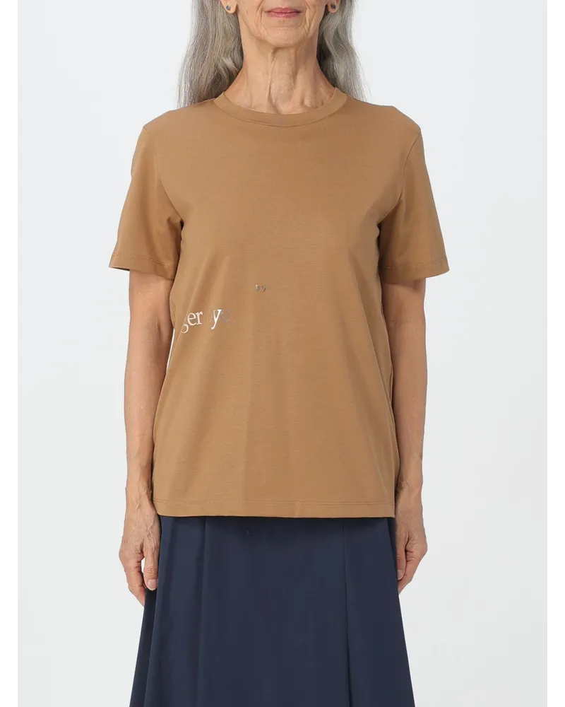 Max Mara T-shirt damen Max Mara Camel