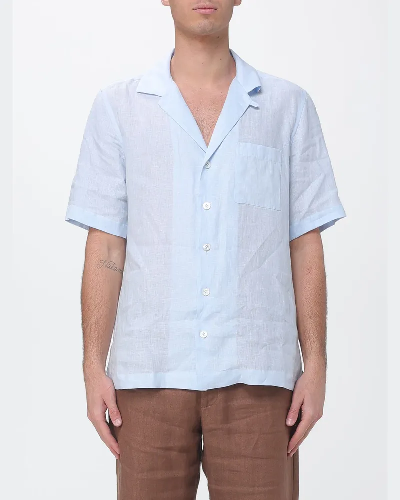 LARDINI Hemd herren Blau