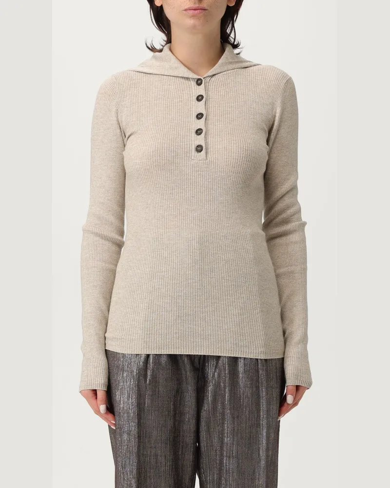 Brunello Cucinelli Pullover damen Sand